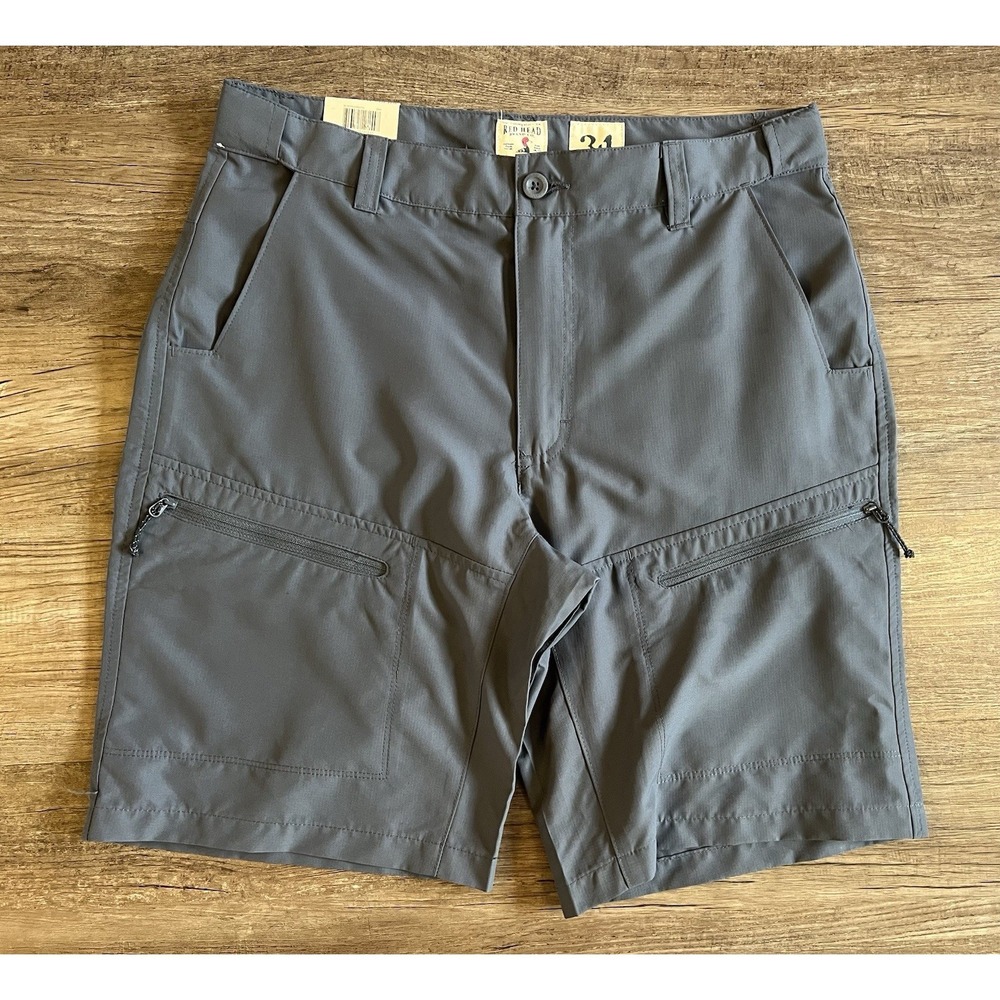 Red Head Shorts Mens SIze 34 Gray Outdoor Camp Hunting Hiking NWT I5